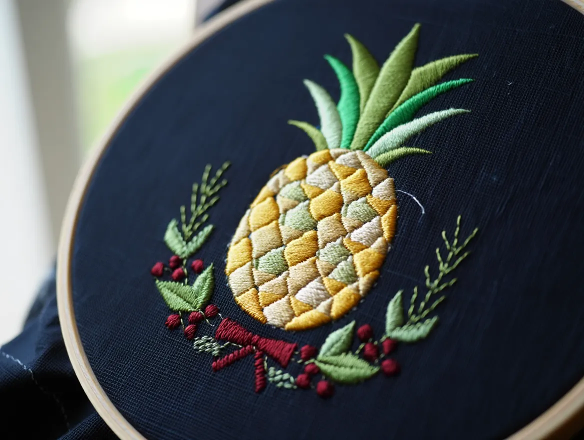 Custom Logo Embroidery showing personalized thread work